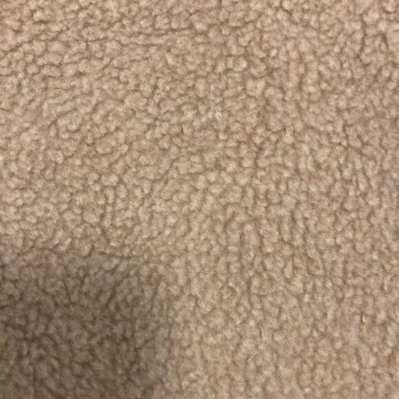 BCBG NWT Runway Nadya Top. Tan Sherpa Texture and Brown Faux Leather. Size XXS. - Picture 5 of 10